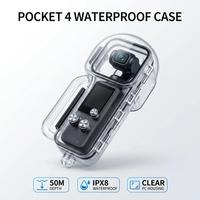 Estuche Impermeable para DJI Osmo Pocket 4P, Material de PC, Carcasa Sumergible para Buceo, Accesorios Fotográficos
