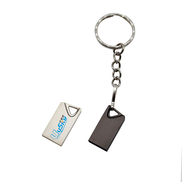 Wholesale Key Chain Custom Promo Pendrive 64gb Tiny Usb Flash Drive 2gb Usb Memory Chip Metal Thumb Drive Mini Key Pendrive 32gb