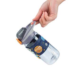 Botella de Agua Infantil PINKAH de 540 ml, Personalizada, a Prueba de Fugas, Duradera, de Tritán Ecológico, con Pajita y Asa, <span class=keywords><strong>para</strong></span> la Escuela y Viajes - Product Image 3