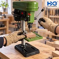 Perceuse d'établi industrielle puissante et de haute précision avec alimentation manuelle pour le travail du métal, du bois et du plastique, atelier, garage, bricolage