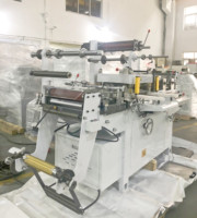 Machine de découpe automatique d'étiquettes MQ-350, film de gaufrage à chaud, laminage