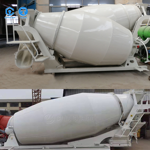Camion malaxeur à béton <span class=keywords><strong>de</strong></span> fabrication chinoise, cuve basculante, réservoir <span class=keywords><strong>de</strong></span> ciment mobile, <span class=keywords><strong>remorque</strong></span> malaxeuse à béton avec moteur et pompe - Product Image 3