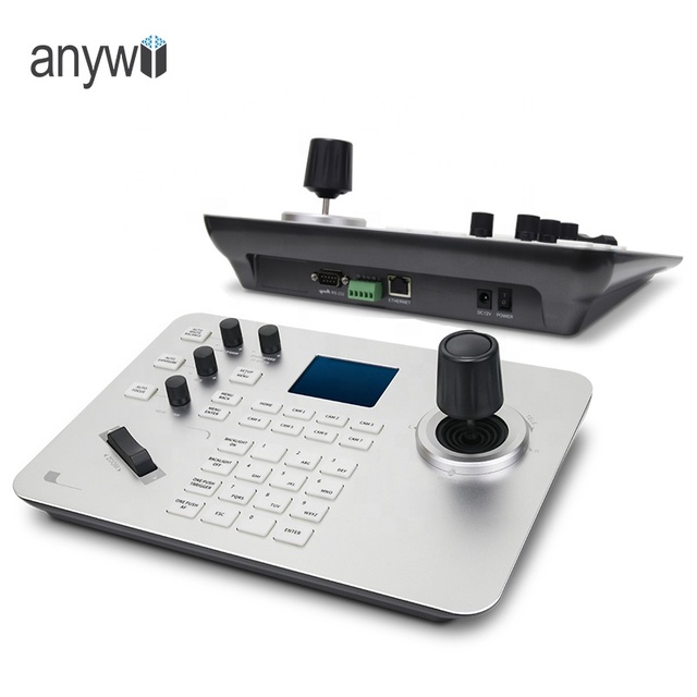 Anywii RS422 RS232 RJ45 Ptz Video Conference Keyboard Joystick Controller Pelco Vsica Ip Camera Ptz Controller