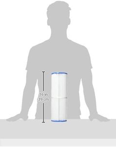 Cartouche filtrante de remplacement C-4301 pour filtration de <span class=keywords><strong>piscine</strong></span>, 275 <span class=keywords><strong>pieds</strong></span> carrés, Martec Sonfarrel, blanc - Product Image 2