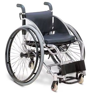 Fauteuil roulant manuel léger en aluminium certifié CE pour le sport, la course et les personnes handicapées, avec système de fixation rapide - Product Image 4