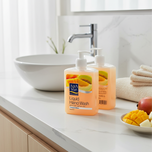 AquaVera Savon liquide pour les mains Formule antiseptique et chimique Parfum de mangue et de melon 500ml - Product Image 3