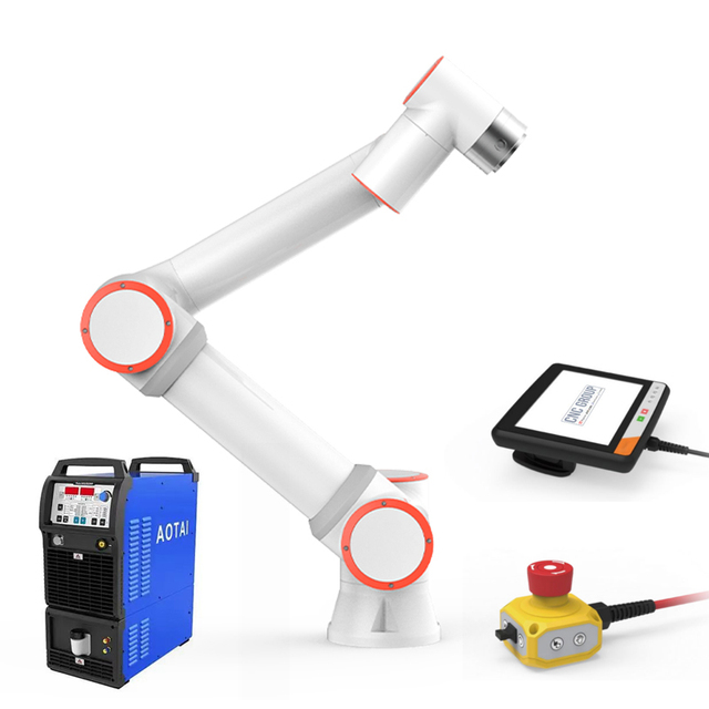 Cobot Aluminum Alloy White Universal Six-axis Mechanical Arm Motor Easy Operation Drag Teaching Collaborative Robot Arm for