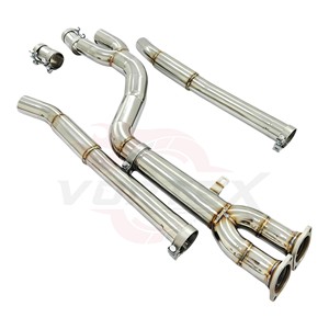 Tubo de escape intermedio Vortex SS304 compatible con BMW X3M Competition F97 X4M F98 3.0T Performance Racing Pipe - Product Image 3