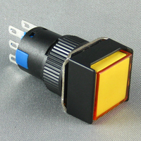 Interrupteur à bouton-poussoir 16 mm 1NO1NC, vente chaude d'usine
