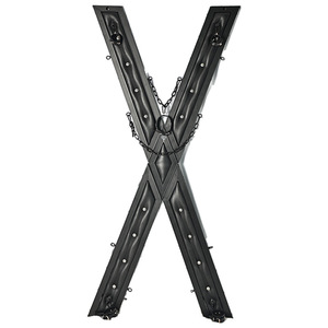 Cruz de metal desmontable tipo San Andrés para bondage, esposas en forma de X, collar de sujeción, mobiliario sexual erótico para castigo y jaulas. - Product Image 2