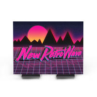 Écran publicitaire LED mobile RGX Good Price Digital P3, écran LED pliable triple, écran LED pour affiche imperméable double face