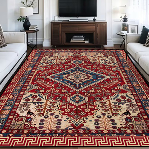 Grand <span class=keywords><strong>tapis</strong></span> de salon, <span class=keywords><strong>tapis</strong></span> <span class=keywords><strong>marocain</strong></span> vintage moderne personnalisé en 3D pour salle à manger, grande taille, doux, lavable en machine, <span class=keywords><strong>tapis</strong></span> de chambre à coucher - Product Image 6