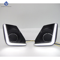 Luces Antiniebla LED para Parachoques Delantero, Luces de Circulación Diurna para Toyota Corolla 2011 2012 2013, DRL Blanco, Luz de Giro Amarilla, Lámpara Antiniebla