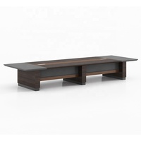 Table de conférence en bois pour 8 à 20 personnes, mobilier de bureau au design moderne, Offre Spéciale