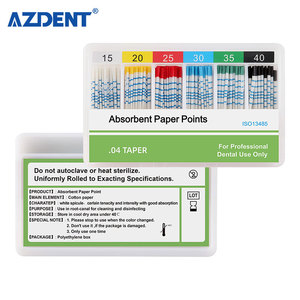 Azdent vật liệu nha khoa OEM 02 04 06 taper mạnh thấm giấy điểm với quy mô cho sử dụng nha khoa - Product Image 4