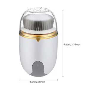 KKS Beauty Instrument spazzola per la pulizia del viso elettrica ricaricabile impermeabile multifunzionale IPX5