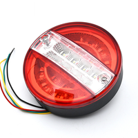 Nouveau 12V 24V haute luminosité LED remorque lumière ronde camion queue marqueur lampe universelle étanche