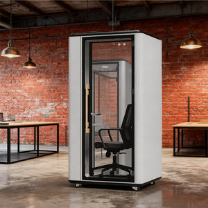 Cabine de karaoké portable moderne, petit studio d'enregistrement, cabine individuelle agrandie, bien ventilée, bureau mobile, cabine téléphonique, centre commercial - Product Image 3