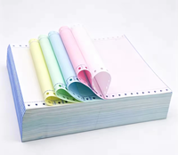 Papier Couché Premium Direct Usine Personnalisable, Papier Continu Autocopiant 2-7 Plis pour Reçus et Factures Commerciales