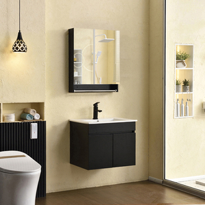 <span class=keywords><strong>Mueble</strong></span> <span class=keywords><strong>de</strong></span> <span class=keywords><strong>Baño</strong></span> Moderno <span class=keywords><strong>de</strong></span> Madera Maciza Resistente al Agua con Lavabo <span class=keywords><strong>de</strong></span> Cerámica y Espejo Incluido, Muebles <span class=keywords><strong>de</strong></span> <span class=keywords><strong>Baño</strong></span> Colgantes <span class=keywords><strong>de</strong></span> Pared - Product Image 3