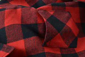 Vêtements pour enfants, chemises en flanelle à manches longues pour le printemps et l'automne, chemises en coton pour filles, chemises en polaire à carreaux pour bébés garçons - Product Image 4