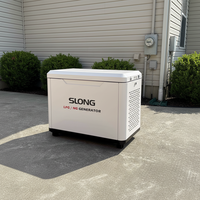 Générateur électrique au propane, au gaz naturel et au GPL SLONG avec démarrage à distance, garantie de 2 ans, puissance de 8 kW