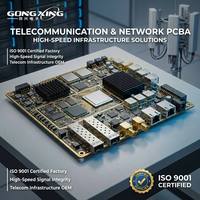 Placa Controladora de Estación Base de Telecomunicaciones PCBA, Comunicación Inalámbrica de Alta Velocidad, Ensamblaje de PCB, Grosor de Cobre Personalizado