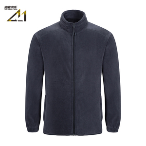 Veste en polaire pour homme Aonesport, col montant, fermeture éclair, imperméable, en toile, coupe classique - Product Image 3