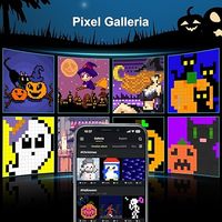 Layar Pixel Digital 64x64 untuk Kontrol Aplikasi, Pola Animasi IDotmatrix DIY, Teks, Jam Digital, Foto, Layar Pintar untuk Dekorasi dan Hadiah