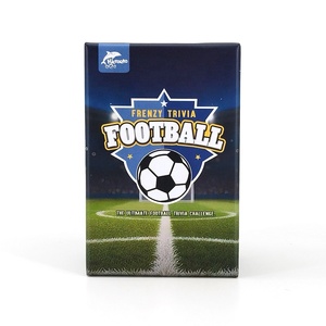Cartes de connaissances sur le football en gros, avec <span class=keywords><strong>logo</strong></span> personnalisé, pour cadeaux promotionnels d'entreprise - Product Image 1