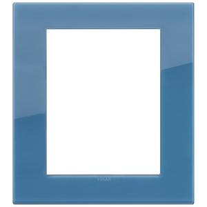 Placa de Puerta Vimar Classic 8M Reflex, 18.5x18.5mm, Acabado en Vidrio Azul - Product Image 1