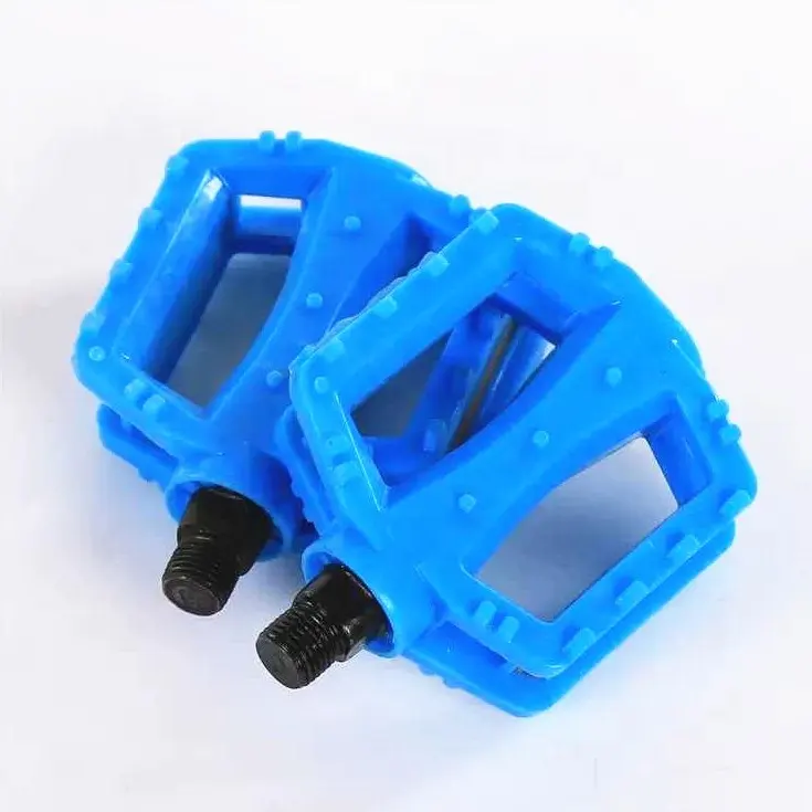 High Quality Cheap Black Plastic Bike Pedals 9/16 &1/2 inch Anxle Bicycle Pedal for Kids Bike