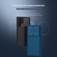 Étui NILLKIN pour Samsung Galaxy S26 S25 S24 S23 S22 Ultra + S25 Edge avec protection coulissante pour l'appareil photo et protection de l'objectif