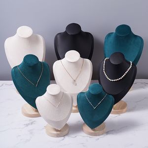 <b>Necklace</b> Display Model Frame Jewelry Portrait Mannequin <b>Stand</b> for Pendant Photo Props Jewelry Holder - Product Image 2