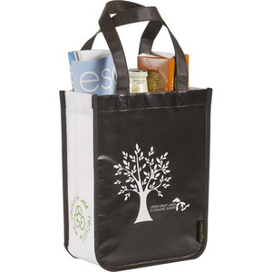 Bolsa no tejida de esquina redonda, bolso de regalo impreso personalizado, reciclable, laminada, PP - Product Image 2