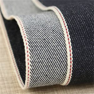 Tela Denim Cruda de Alta Calidad de 12 oz, 98% Algodón Japonés, 2% Elastano, con Orillo, para Jeans de Hombre de Corte Ajustado y Elasticidad Avanzada - Product Image 5