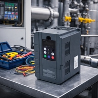 Variateur de fréquence 50Hz/60Hz 380V AC, 1,5KW à 75KW, convertisseur de fréquence VFD, protection intelligente contre les surcharges, contrôleur