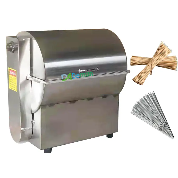 Stainless steel BBQ skewer mesin pembersih barbekyu bambu tongkat pembersih mesin cuci bambu tongkat desinfeksi mesin pembersih