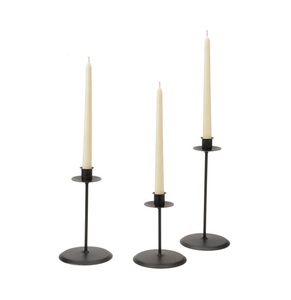 Bougeoir conique en fer forgé, pour la décoration de la maison, pour un décor parfait de dîner et une maison, décor en métal 1 pièce - Product Image 1