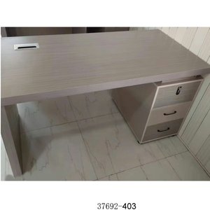 Escritorio de Oficina Moderno con Gabinete de Almacenamiento de Madera, Diseño Contemporáneo para Oficina en Casa, Independiente 37692-111 - Product Image 5