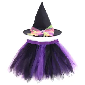 Halloween Girls Tutu Skirt With Headband Halloween Party Dress Up Birthday Gift For Children