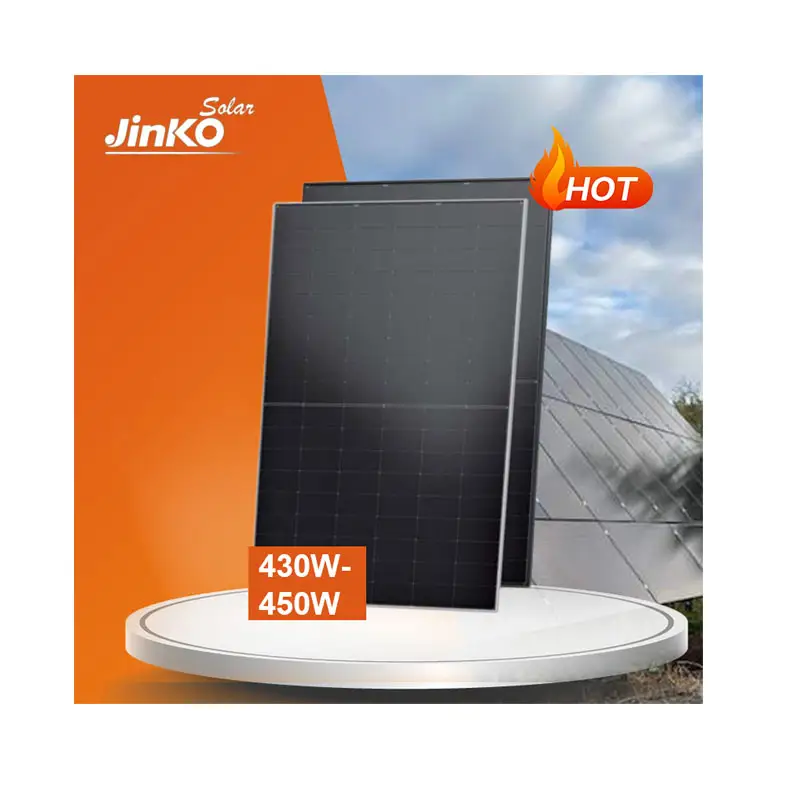 Jinko Solar Mono-Facial Module N-type-(V) 430W 435W 440W 445W 450W Panel solar Marco negro