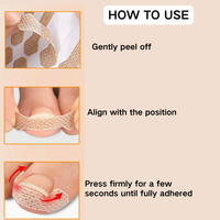 Autocollant correcteur d'ongles incarnés sans colle pour pédicure, kit de manucure et pédicure, réduit la douleur et la pression, traitement des ongles des orteils