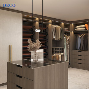 ODM Tủ Quần Áo Lớn Bằng Gỗ Thiết Kế Mới Tủ Quần Áo Đúc Cửa Tấm MDF Cho Quần Áo Gấp - Product Image 3