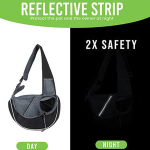 Toptan Ekolojik Dostu Küçük Boy Nefes Alabilen Fileli Evcil Hayvan Köpek Kedi Kafesleri Seyahat Çantası Taşınabilir Askılı El Çantası Fermuarlı Kapatma Hepsi - Product Image 3
