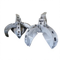 Grappin hydraulique rotatif SLN Lotus Claw pour excavatrice, idéal pour la manutention de grumes, pierres et ferraille sur chantiers de construction et fermes (17-25t)