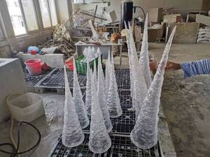 Искусственные прозрачные смоляные Сосульки с визуальным изображением - Product Image 5