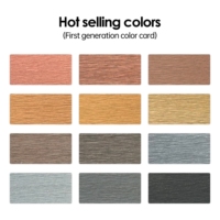 Plancher en composite bois-plastique imperméable, anti-UV, durable, facile à installer, pour extérieur, lames de terrasse WPC, grain de bois 3D, terrasse en PE