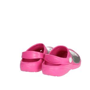 Zuecos para niñas Barbie, diseño a rayas fucsia, zapatos ligeros y cómodos para niños - Product Image 3