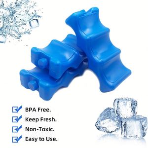 Contoured Freezer Packs Ice Brick for Breastmilk Bottle Storage <b>Lunch</b> <b>Box</b> for Breastfeeding Working - Product Image 3